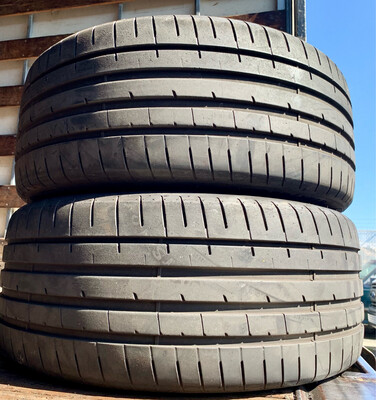 2 USED TIRES 245/35R20 Goodyear EAGLE F1 Asymmetric3 WITH 75%TREAD LIFE