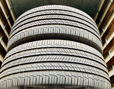 2 USED TIRES 265/45R20 Hankook DYNAPRO H2 WITH 70% TREAD LIFE