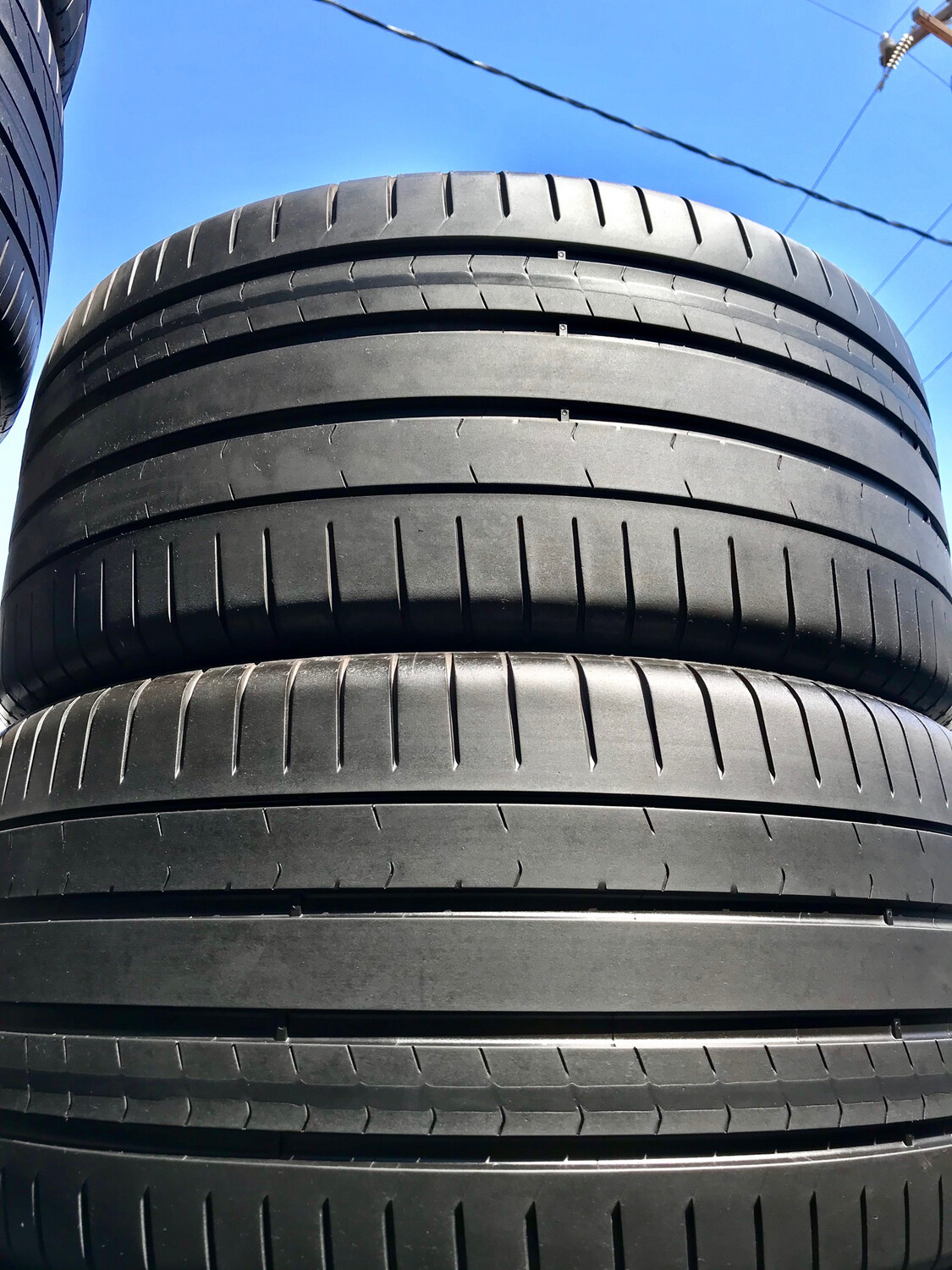 2 USED TIRES 275/30R20 Pirelli P ZERO PZ4 RUN FLAT WITH 50% TREAD LIFE