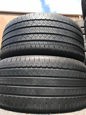 2 USED TIRES 295/40R20 Michelin LATITUDE TOUR HP  WITH 60%TREAD LIFE