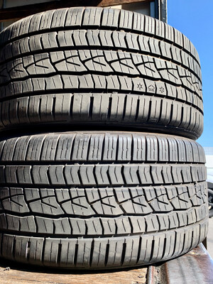 2 USED TIRES 255/40R19 Continental CONTROL CONTACT SPORT SRS WITH 70%TREAD LIFE