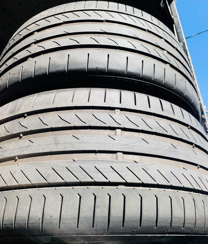 2 USED TIRES 265/30R20 Continental CONTI SPORT CONTACT 5P WITH 50% TREAD LIFE