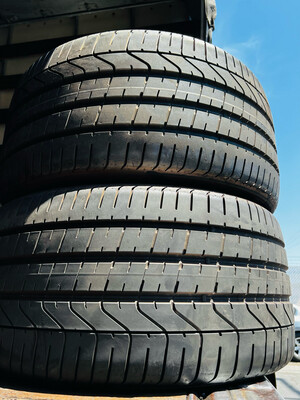 2 USED TIRES 315/30ZR22 Pirelli P ZERO WITH 80-90% TREAD LIFE
