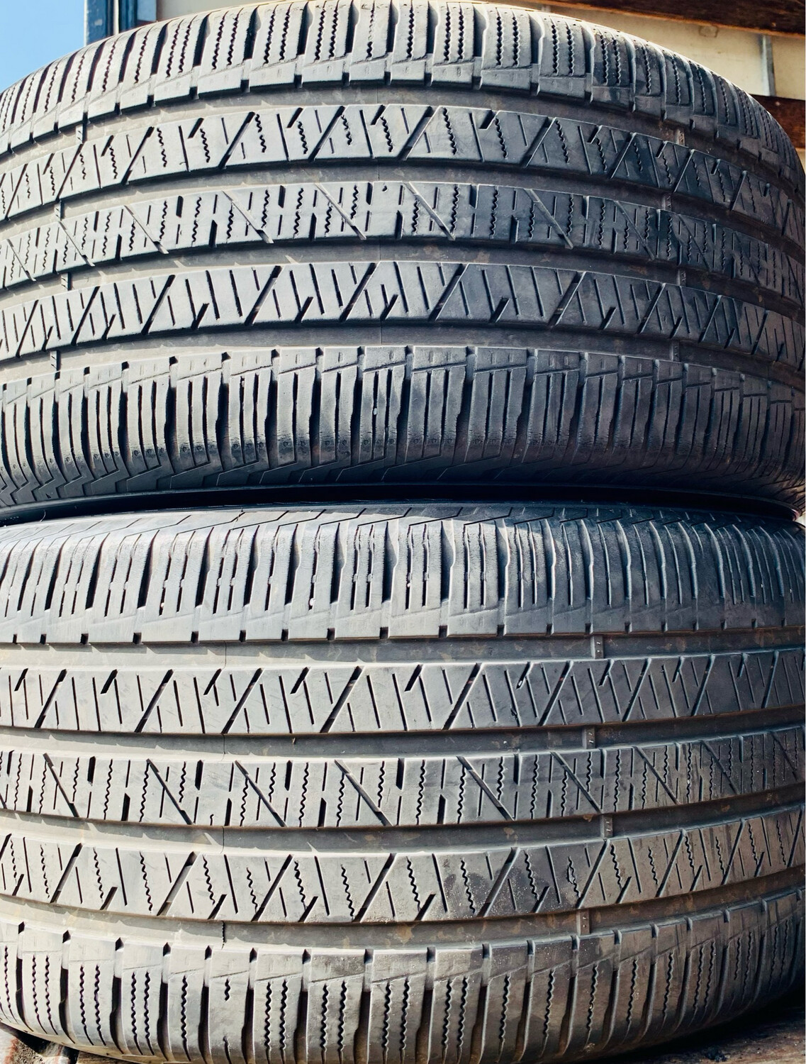 2 USED TIRES 285/40R22 Hankook DYNAPRO HP2 Plus WITH 60% TREAD LIFE