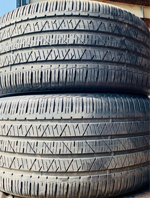 2 USED TIRES 285/40R22 Hankook DYNAPRO HP2 Plus WITH 60% TREAD LIFE