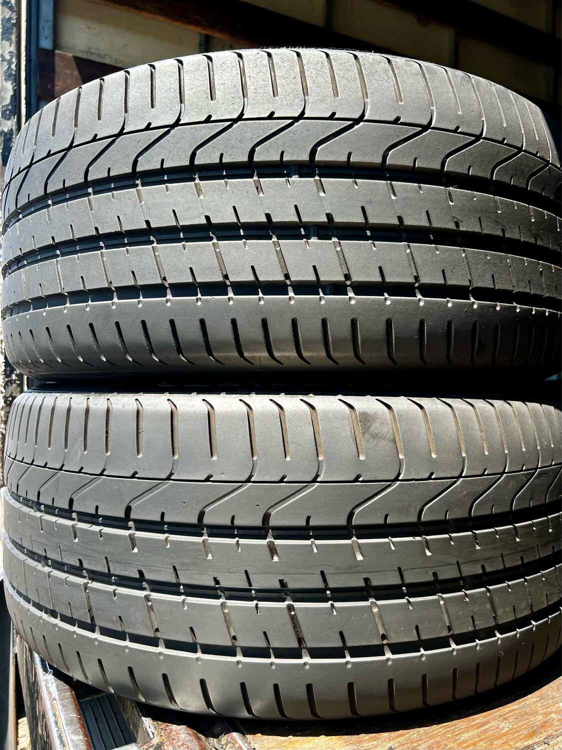 2 USED TIRES 275/35R21 Pirelli PZERO WITH 70% TREAD LIFE