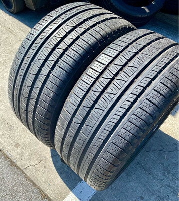 2 USED TIRES 295/40R20 SCORPION VERDA All Season WITH 65% TREAD LIFE