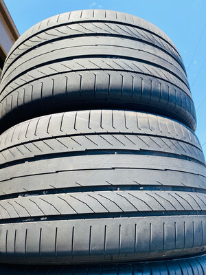 2 USED TIRES 295/35ZR20 Continental CONTI SPORT CONTACT5P WITH 70% TREAD LIFE