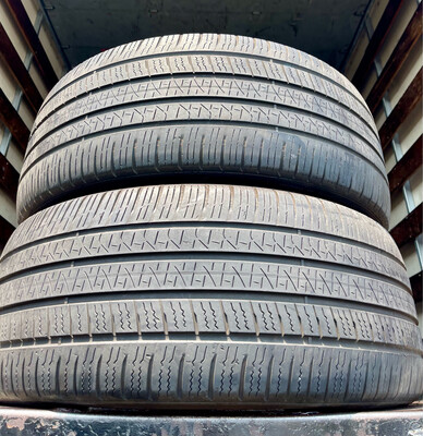 2 USED TIRES 275/50R20 Pirelli SCORPION ZERO A/S WITH 50% TREAD LIFE