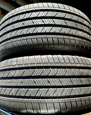 2 USED TIRES 275/50R20 Bridgestone ALENZA SPORT A/S RUN FLAT WITH 90% TREAD LIFE