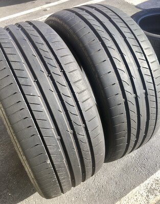 2 USED TIRES 255/40ZR20 Continental CONTI SPORT CONTACT 5P WITH 70% TREAD LIFE
