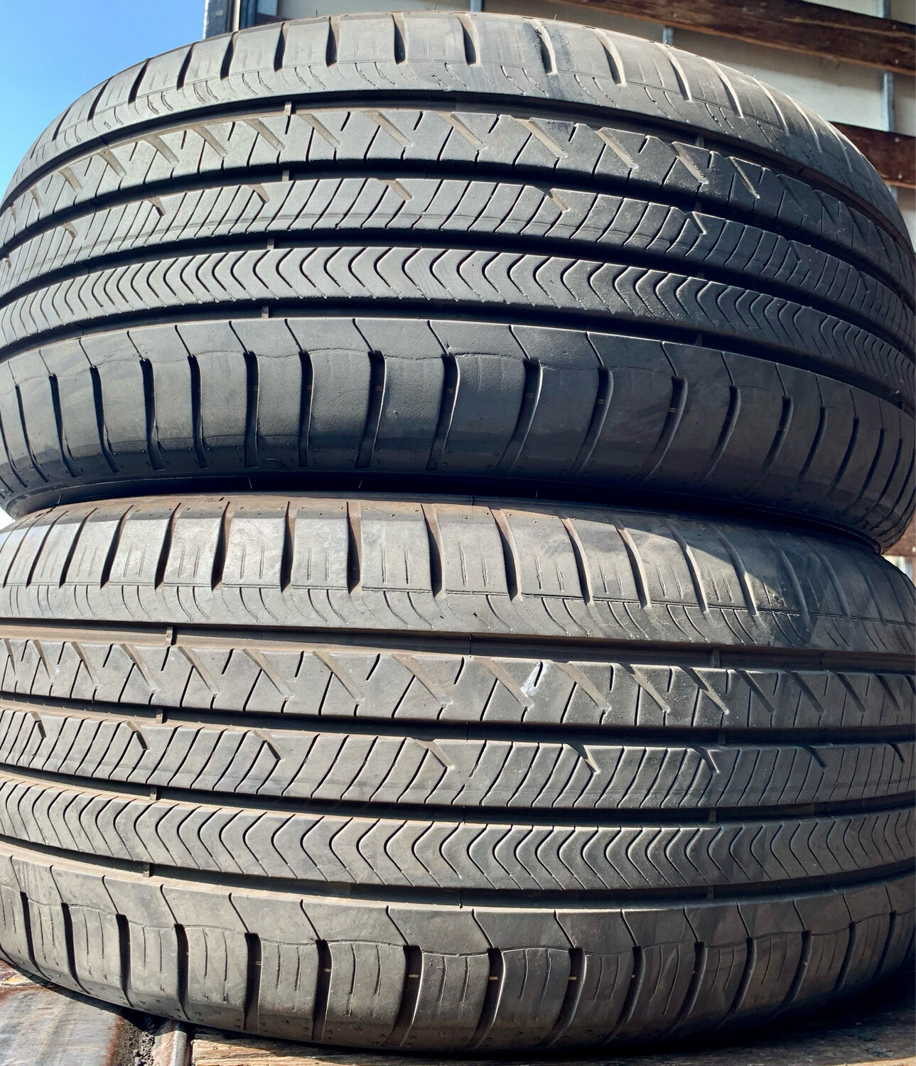 2 USED TIRES 255/50R20 Goodyear EAGLE SPORT All Season WITH 65% TREAD LIFE