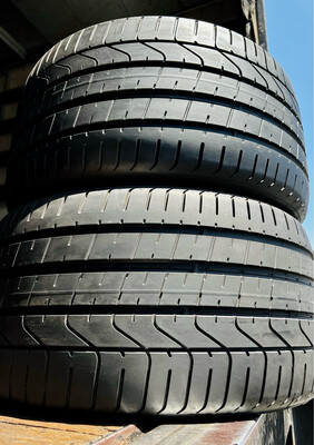 2 USED TIRES 295/30ZR20 P ZERO WITH 95% TREAD LIFE
