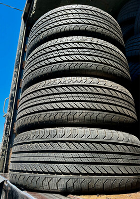 4 USED TIRES 235/50R19 Continental PRO CONTACT GX SSR WITH 90% TREAD LIFE