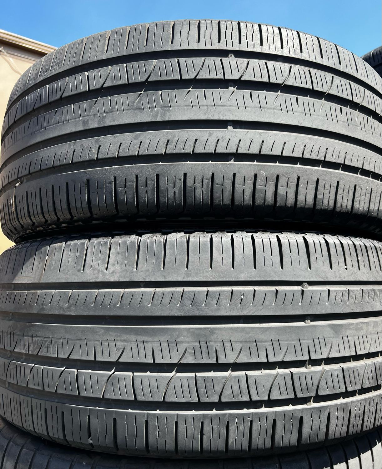 2 USED TIRES 255/45R20 Pirelli SCORPION VERDA All Season WITH 95-99% TREAD LIFE