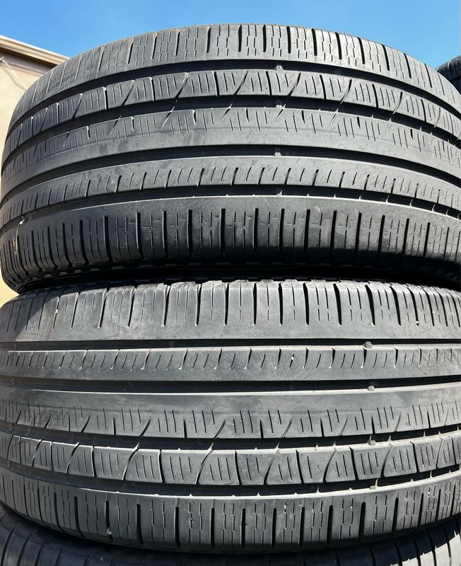 2 USED TIRES 255/45R20 Pirelli SCORPION VERDA All Season WITH 40-50% TREAD LIFE
