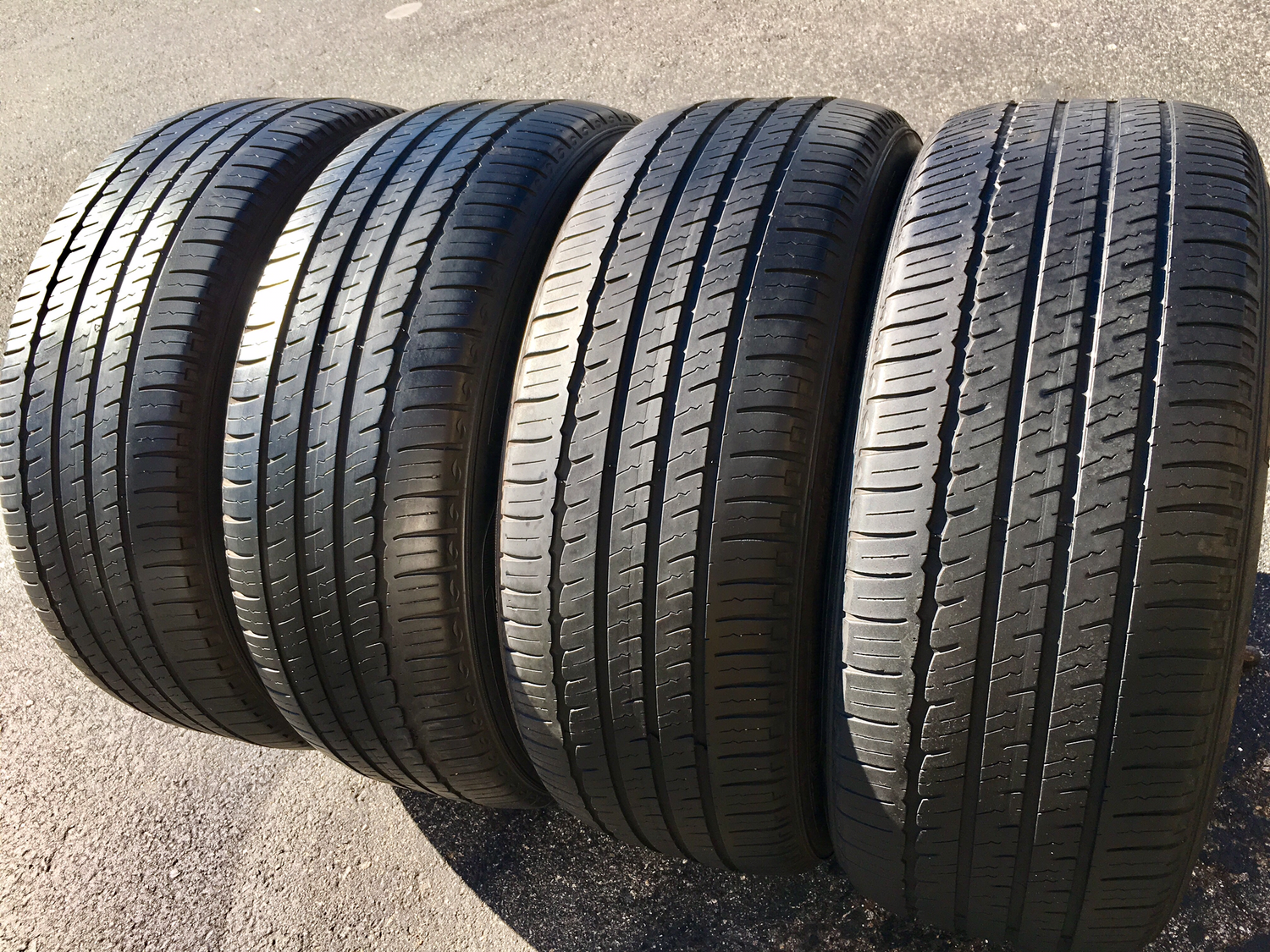 4 USED TIRES 225/50R17 Michelin PRIMACY MXM4 ZP moe WITH 5/32