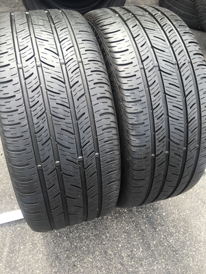 2 USED 245/40R18 Continental CONTI PRO CONTACT WITH 7/32 2 USED 245/40R18 Continental CONTI PRO CONTACT WITH 7/32