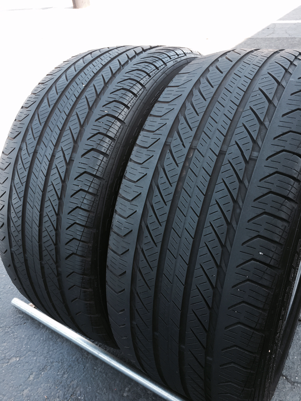 2 USED TIRES 245/40R18 Continental PRO CONTACT GX SSR WITH 50% TREAD LIFE 