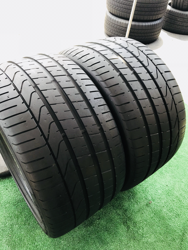 2 USED TIRES 305/30ZR20 Pirelli P ZERO WITH 90% TREAD LIFE 