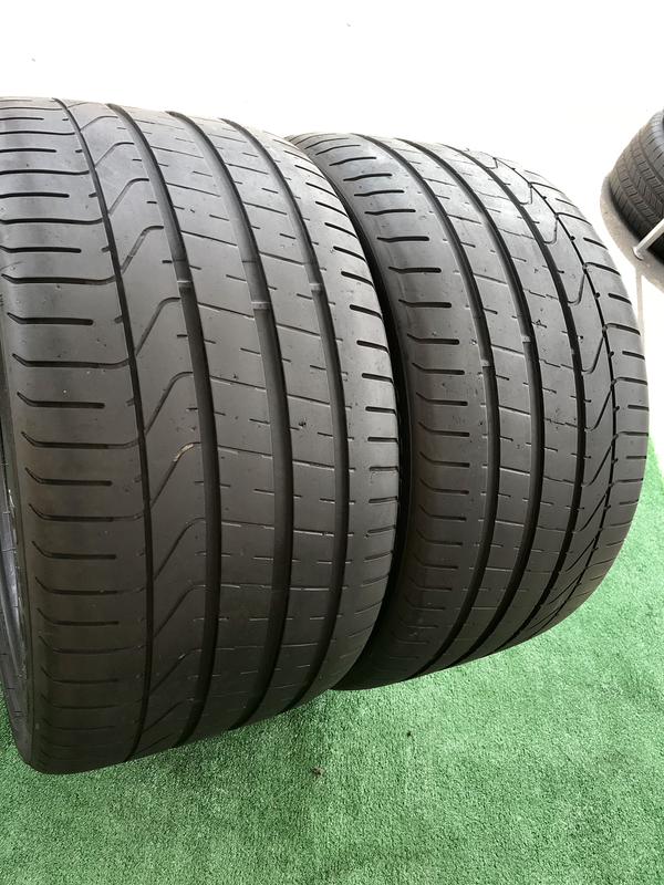 2 USED TIRES 305/30ZR20 Pirelli P ZERO WITH 80% TREAD LIFE 