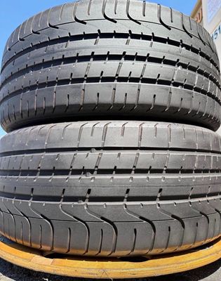 2 USED TIRES Pirelli 245/35R20 P ZERO WITH 65% TREAD LIFE