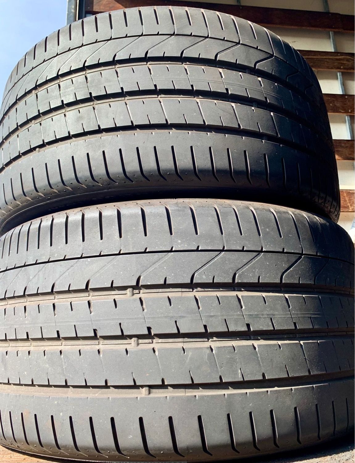 2 USED TIRES Pirelli 315/30ZR22 P ZERO WITH 50% TREAD LIFE
