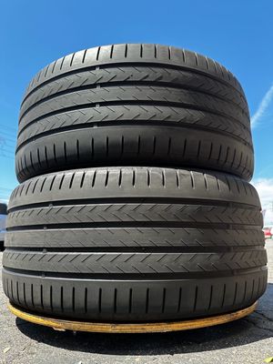 2 USED TIRES Continental 285/40R20 ECOCONTACT 6 WITH 50-60% TREAD LIFE