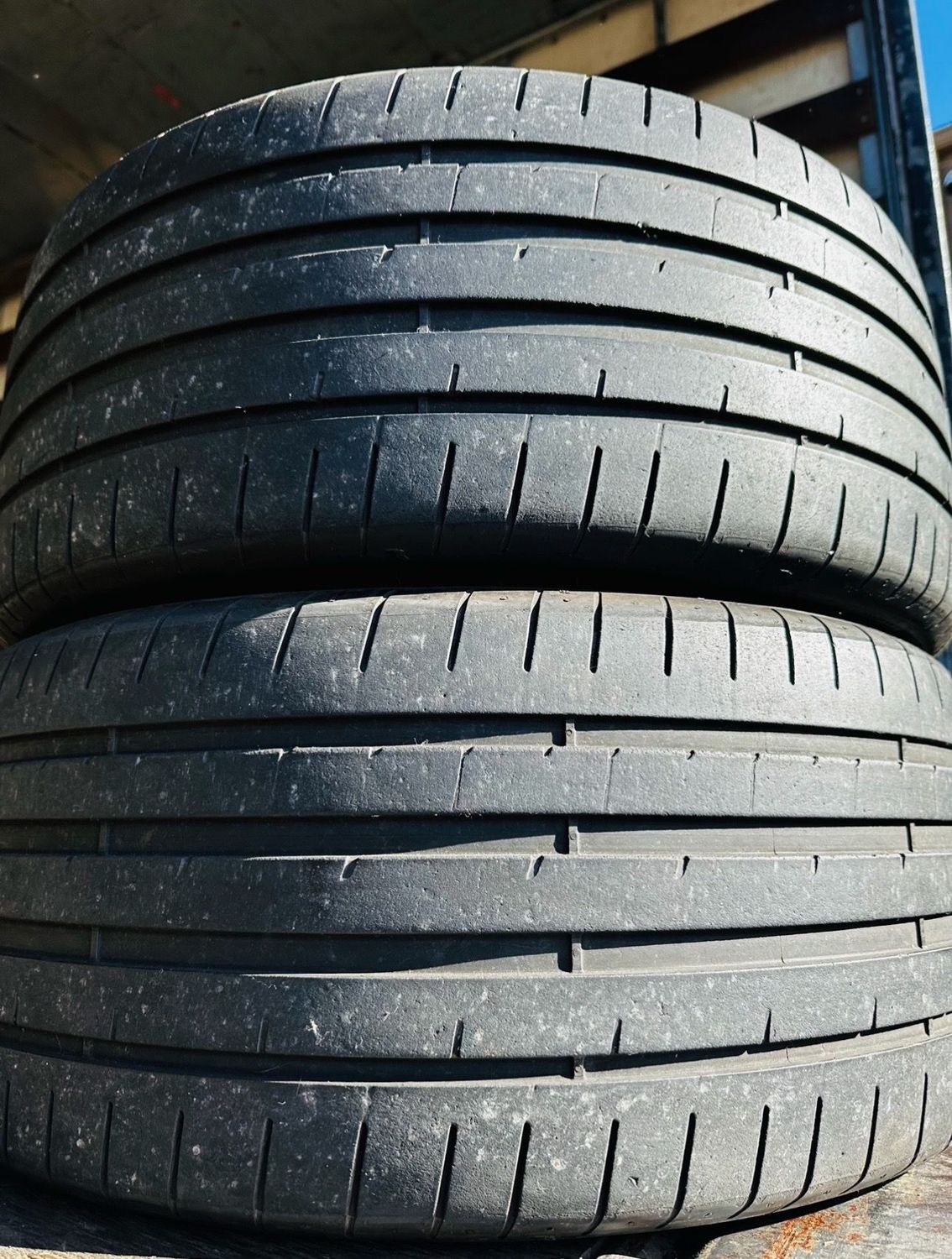 2 USED TIRES Goodyear 245/35R20 EAGLE F1 SUPERSPORT WITH 60% TREAD LIFE