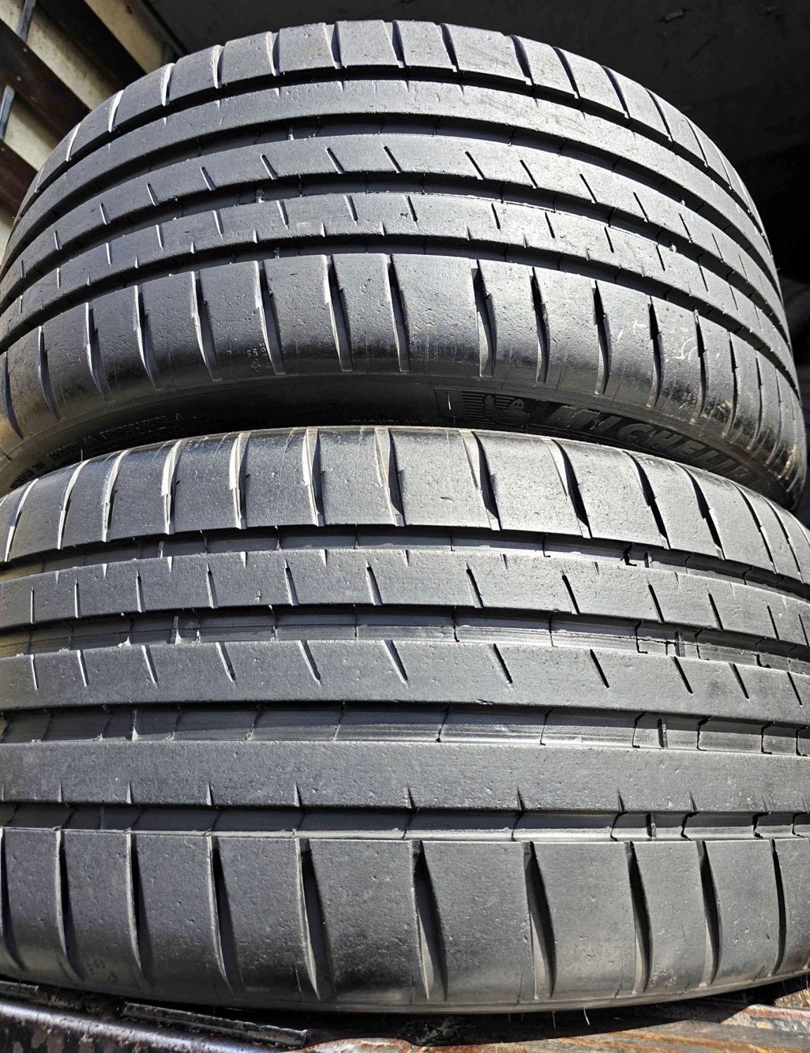 2 USED TIRES Michelin 245/35ZR20 PILOT SPORT 4S WITH 95% TREAD LIFE