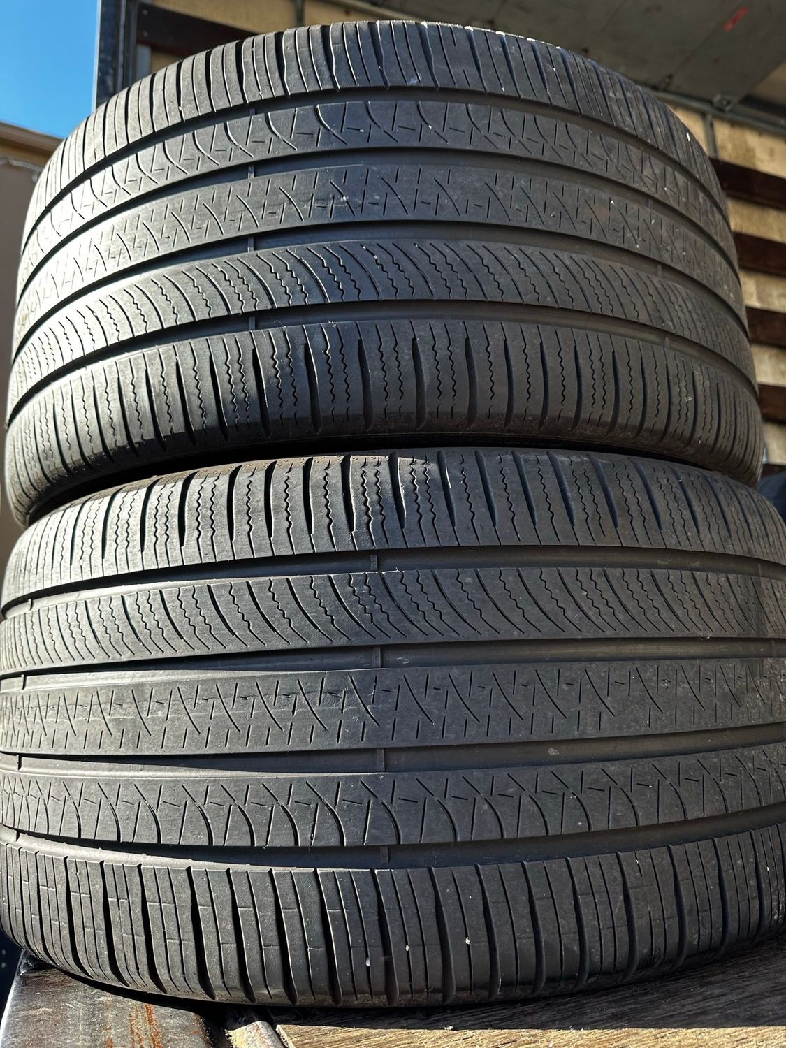 2 USED TIRES Pirelli 315/30R22 P ZERO ALL SEASON WITH 50% TREAD LIFE