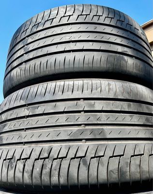 2 USED TIRES Continental 325/40R22 PREMIUM CONTACT 6 WITH 55% TREAD LIFE