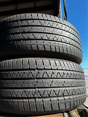 2 USED TIRES Hankook 255/55R20 DYNAPRO HP2 PLUS WITH 65% TREAD LIFE