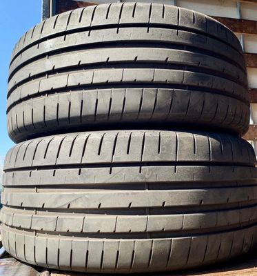 2 USED TIRES Goodyear 255/35R20 EAGLE F1 WITH 80% TREAD LIFE