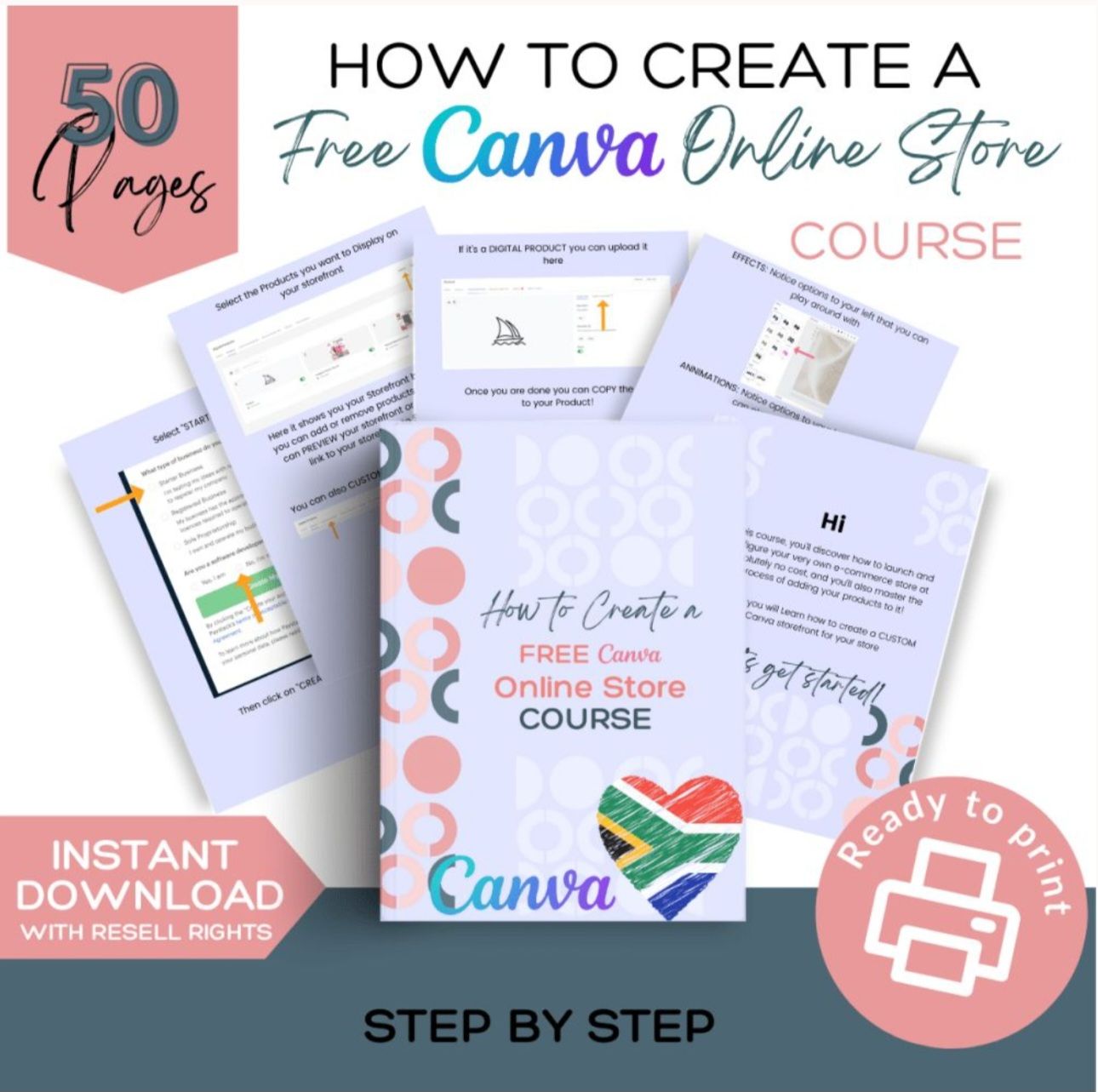 Create A Free Online Store using Canva