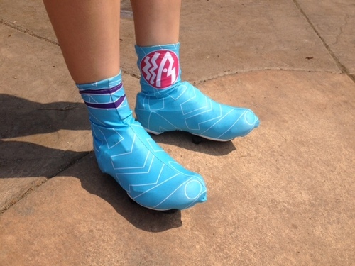 Land Shark Signature Slipstream Shoe Cover, Slipstream Shoe Cover Sizes: XS/Small (Sizes US 6-9.5), Color: Blue