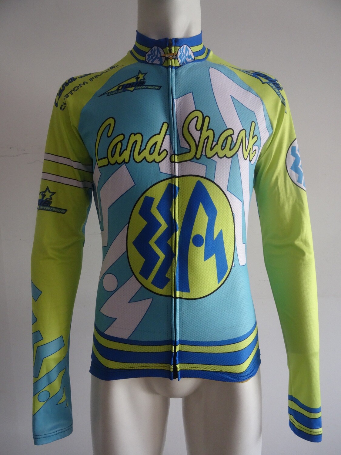 Land Shark Signature Men&#39;s Long Sleeve Race Cut  SUMMER Jersey