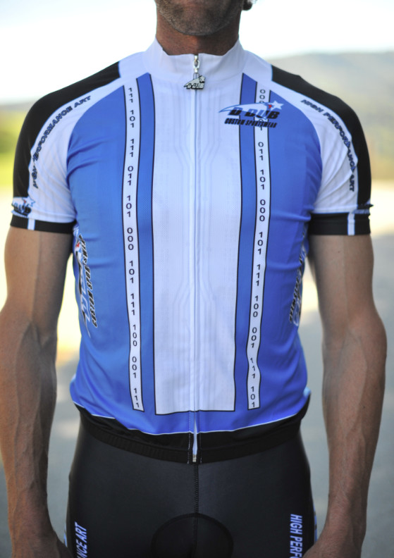 Binary Short Sleeve Race Cut Men&#39;s Jersey