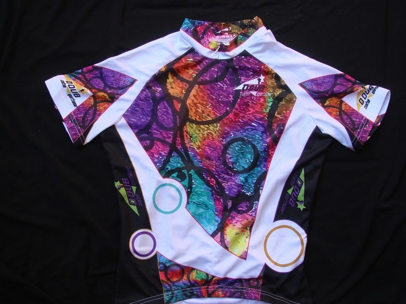 Champagne Confetti Short Sleeve Race Cut Womens Jersey
