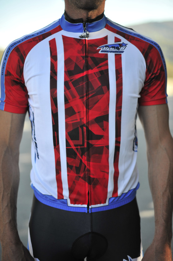 D Dub Logo Geometric Short Sleeve Race Cut Men&#39;s Jersey