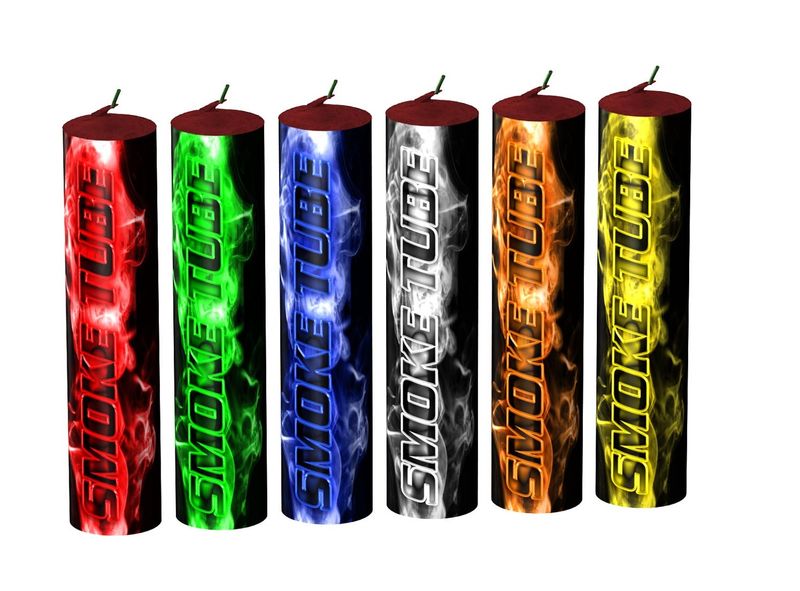 Smoke Tubes in verschieden Farben (6 Stk)