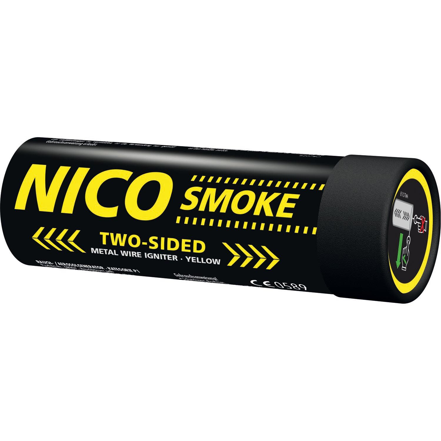 Smoke, two sided, 50s, GELB