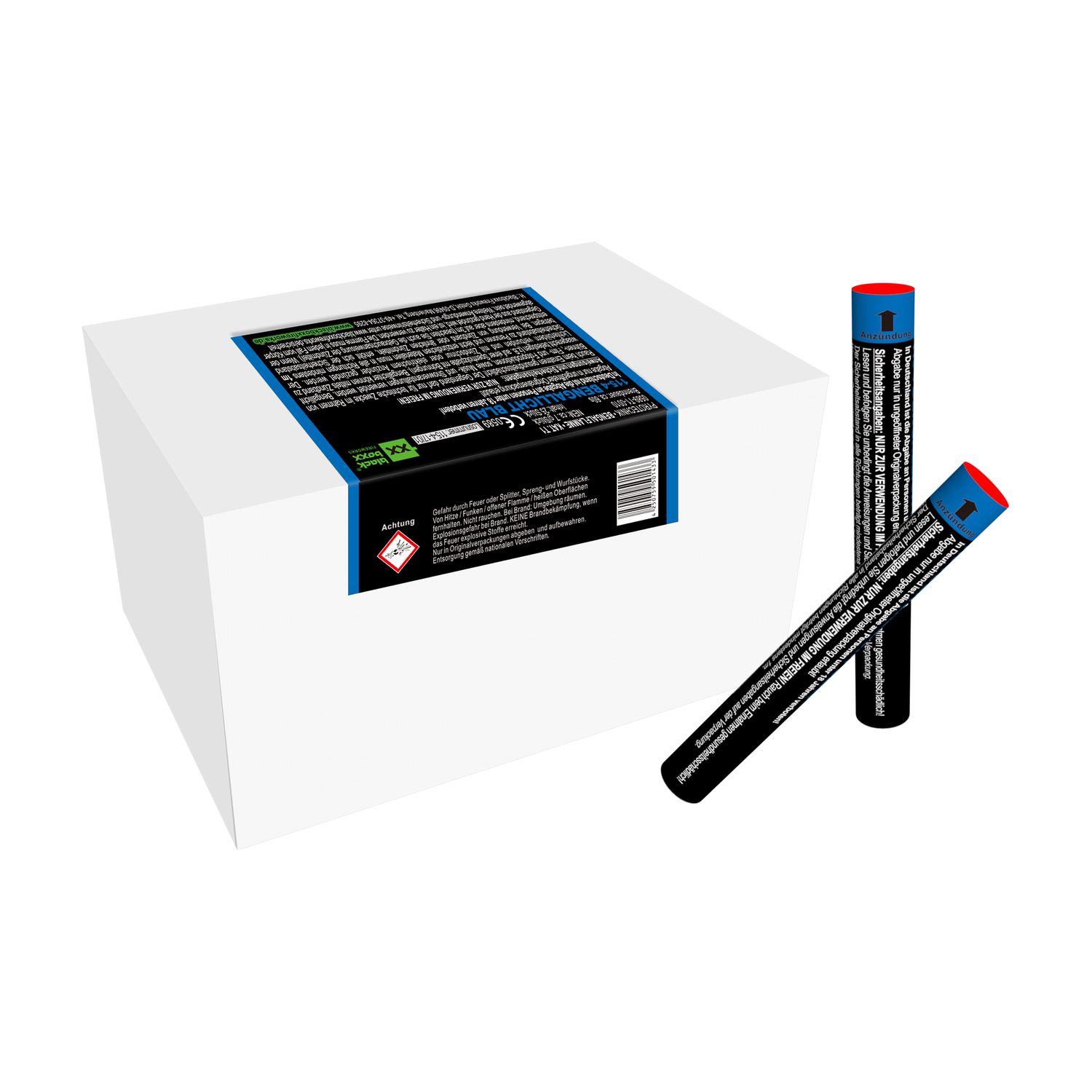 Blackboxx Bengallicht Blau (25 Stk)
