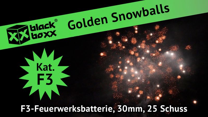 Blackboxx - Golden Snow Balls - (nur an Erlaubnisinhaber)