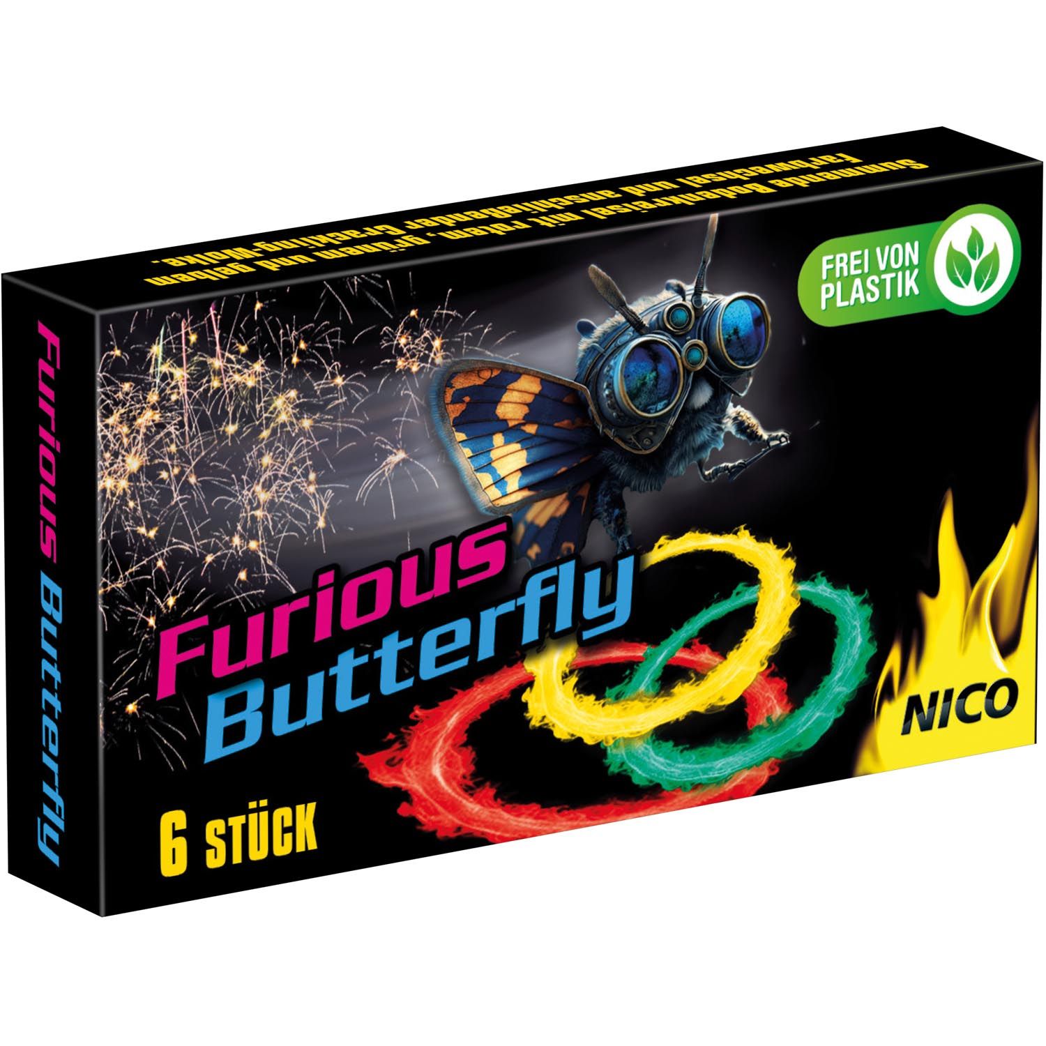 Nico - Furious Butterfly - 6er Schachtel