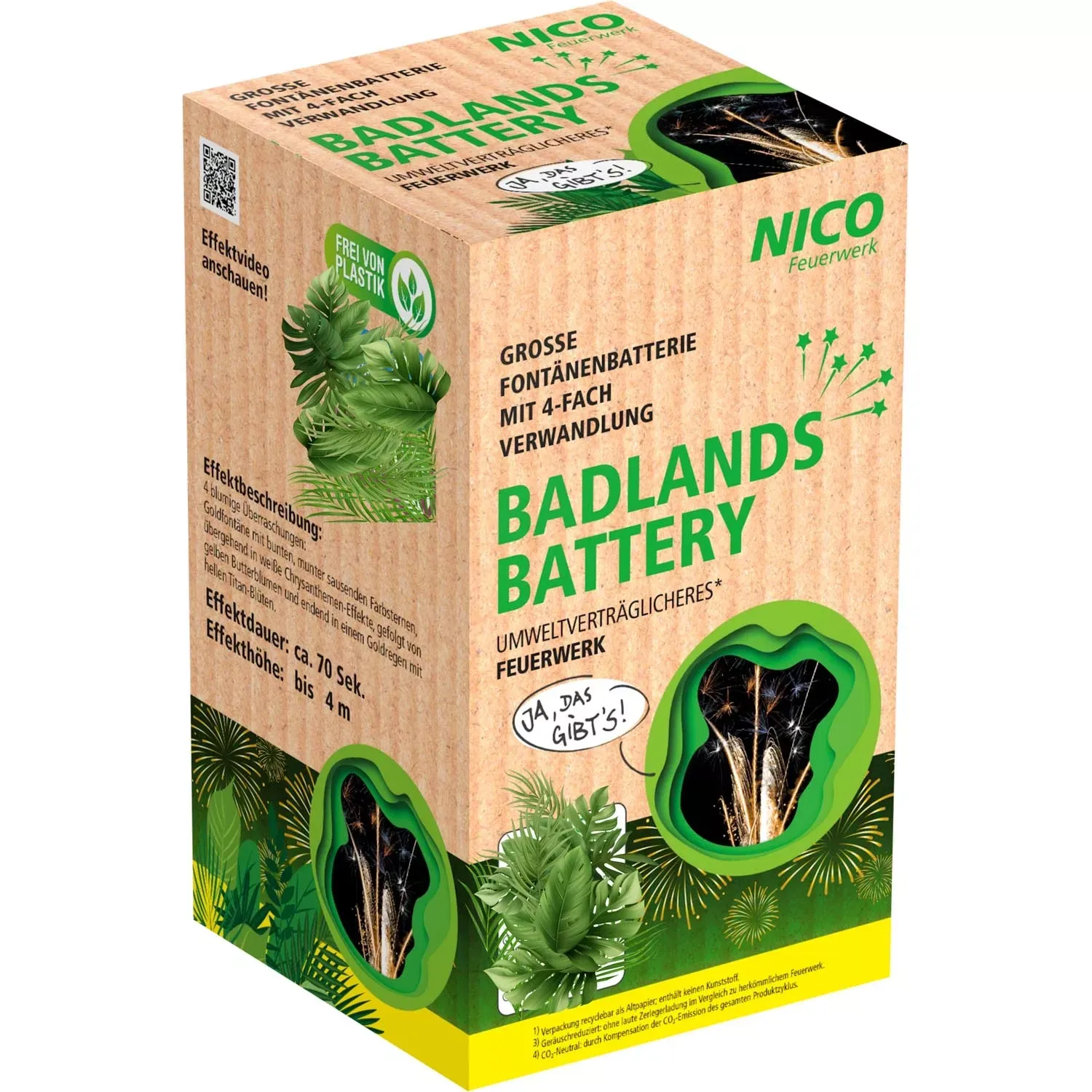 Badlands Battery, 4er-Fontänenbatterie