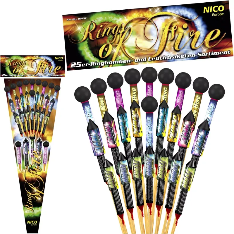 Rings of Fire, 25 Stk. Rings of Fire, 25 Stk.