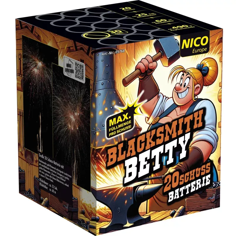 Blacksmith Betty, 20 Schuss