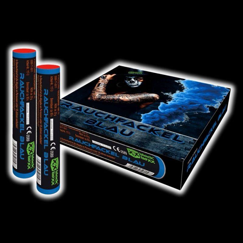 Blackboxx - Rauchfackel Blau, 5er Pack