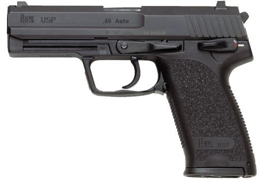 HK USP45 V1 DA/SA 45ACP 4.41&quot; BBL 2-12RD BLACK